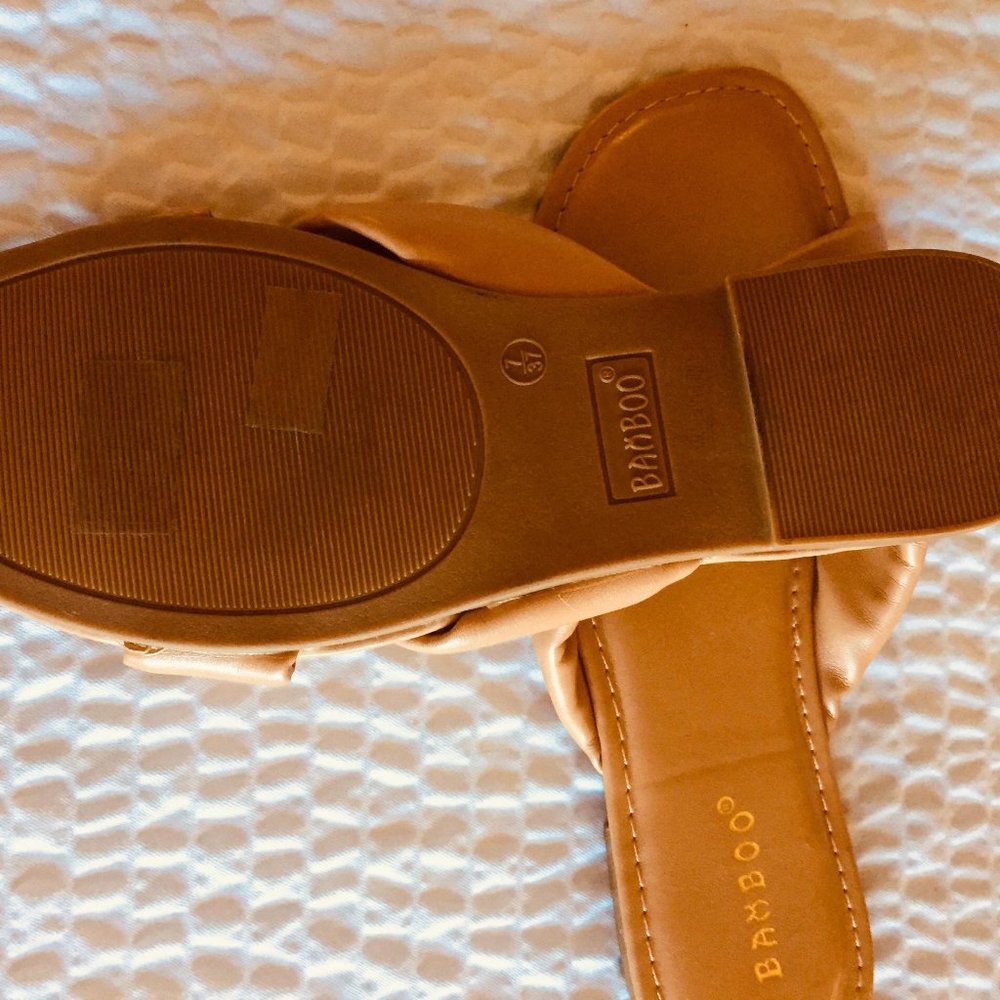 Bamboo Women's Slide Sandals - Picture 10 of 15